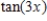<strong>Write the given expression as the tangent of an angle. </strong> A) B) C) D) E)