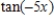 <strong>Write the given expression as the tangent of an angle. </strong> A) B) C) D) E)