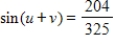 <strong>Find the exact value of given that and .(Both u and v are in Quadrant II. )</strong> A) B) C) D) E)