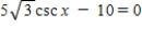 <strong>Solve the following equation. </strong> A) B) C) D) E)