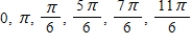 <strong>Find all solutions of the following equation in the interval [0,2π). </strong> A) B) C) D) E)