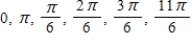 <strong>Find all solutions of the following equation in the interval [0,2π). </strong> A) B) C) D) E)