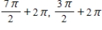 <strong>Find all solutions of the following equation in the interval [0,2π). </strong> A) B)No solution C) D) E)