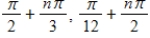 <strong>Solve the multiple-angle equation. </strong> A) B) C) D) E)