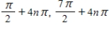 <strong>Solve the multiple-angle equation. </strong> A) B) C) D) E)