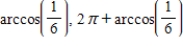<strong>Use inverse functions where needed to find all solutions of the equation in the interval [0,2π). </strong> A) B) C) D) E)