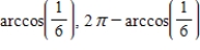 <strong>Use inverse functions where needed to find all solutions of the equation in the interval [0,2π). </strong> A) B) C) D) E)