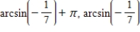 <strong>Use inverse functions where needed to find all solutions of the equation in the interval [0,2π). </strong> A) B) C) D) E)