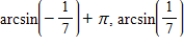 <strong>Use inverse functions where needed to find all solutions of the equation in the interval [0,2π). </strong> A) B) C) D) E)