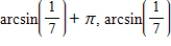 <strong>Use inverse functions where needed to find all solutions of the equation in the interval [0,2π). </strong> A) B) C) D) E)