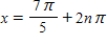 <strong>Solve the following equation. Secx - 2 = 0 </strong> A) and ,where n is a integer B) and ,where n is a integer C) and ,where n is a integer D) and ,where n is a integer E) and ,where n is a integer