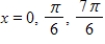 <strong>Find all solutions of the following equation in the interval [0,2π). </strong> A) B) C) D) E)