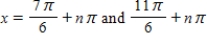 <strong>Solve the multiple-angle equation. </strong> A) B) C) D) E)
