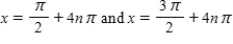 <strong>Solve the multiple-angle equation. </strong> A) ,where n is an integer B) ,where n is an integer C) ,where n is an integer D) ,where n is an integer E) ,where n is an integer