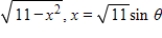 <strong>Use the trigonometric substitution to rewrite the algebraic expression as a trigonometric function of θ,where . </strong> A) B) C) D) E)