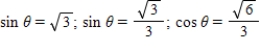 <strong>Use the trigonometric substitution to rewrite the algebraic expression as a trigonometric function of θ,where .Then find sin θ and cos θ. </strong> A) B) C) D) E)