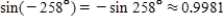<strong>Use a calculator to demonstrate the identity for the value of θ. </strong> A) B) C) D) E)