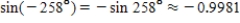<strong>Use a calculator to demonstrate the identity for the value of θ. </strong> A) B) C) D) E)