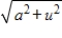 <strong>Use the trigonometric substitution u = a tan θ,where 0 < θ < π/2 and to simplify the expression . </strong> A)- a sec θ B)a sec θ C)a tan θ D)a sin θ E)a csc θ