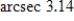 <strong>Find the value of the expression.Round your result to two decimal places. </strong> A)-1.25 B)1.25 C)1.89 D)3.14 E)-3.14 