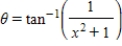 <strong>Use an inverse function to write θ as a function of x. </strong> A) B) C) D) E)