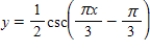 <strong>Use a graphing utility to select the graph of the expression below,making sure to show at least two periods. </strong> A) B) C) D) E)