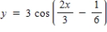 <strong>Determine the period and amplitude of the following function </strong> A)Period: 10 ;Amplitude: 6 B)Period: ;Amplitude: 3 C)Period: 8 ;Amplitude: 4 D)Period: ;Amplitude: 3 E)Period: 5 ;Amplitude: 2