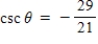 <strong>Determine the exact value of when and < 0.</strong> A) B) C) D) E)
