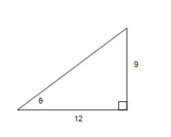 <strong>Find the exact values of the six trigonometric functions of the angle ? shown in the figure. (Use the Pythagorean Theorem to find the third side of the triangle. ) ?</strong> A)sin ? = \frac { 5 } { 3 } csc ? = \frac { 3 } { 5 } Cos ? = \frac { 5 } { 4 } Sec ? = \frac { 4 } { 5 } Tan ? = \frac { 4 } { 3 } Cot ? = \frac { 3 } { 4 } ? B)sin ? = \frac { 4 } { 3 } ? csc ? = \frac { 3 } { 4 } ? Cos ? = \frac { 5 } { 4 } ? Sec ? = \frac { 4 } { 5 } ? Tan ? = \frac { 5 } { 3 } ? Cot ? = \frac { 3 } { 5 } ? ? C)sin ? = \frac { 4 } { 5 } ? csc ? = \frac { 3 } { 4 } ? Cos ? = \frac { 3 } { 5 } Sec ? = \frac { 4 } { 3 } Tan ? = \frac { 5 } { 3 } Cot ? = \frac { 5 } { 4 } ? D)sin ? = \frac { 3 } { 5 } csc ? = \frac { 5 } { 3 } Cos ? = \frac { 4 } { 5 } Sec ? = \frac { 5 } { 4 } Tan ? = \frac { 3 } { 4 } Cot ? = \frac { 4 } { 3 } ? E)sin ? = \frac { 4 } { 3 } csc ? = \frac { 5 } { 3 } Cos ? = \frac { 5 } { 4 } Sec ? = \frac { 3 } { 5 } Tan ? = \frac { 3 } { 4 } Cot ? = \frac { 4 } { 5 } ?