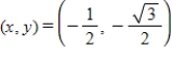 <strong>Evaluate (if possible)the sine,cosine,and tangent of the real number. </strong> A) corresponds to the point . B) corresponds to the point . C) corresponds to the point . D) corresponds to the point . E)Not possible