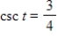 <strong>Use the value of the trigonometric function to find . </strong> A) B) C) D) E)