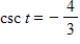 <strong>Use the value of the trigonometric function to find . </strong> A) B) C) D) E)