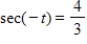 <strong>Use the value of the trigonometric function to find . </strong> A) B) C) D) E)