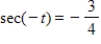 <strong>Use the value of the trigonometric function to find . </strong> A) B) C) D) E)