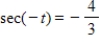 <strong>Use the value of the trigonometric function to find . </strong> A) B) C) D) E)