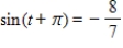 <strong>Use the value of the trigonometric function to find . </strong> A) B) C) D) E)