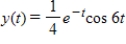 <strong>The displacement from equilibrium of an oscillating weight suspended by a spring and subject to the damping effect of friction is given by ,where y is the displacement (in feet)and t is the time (in seconds).Complete the following table.(Round your answer to four decimal places. ) </strong> A) B) C) D) E)