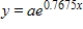 <strong>Find the exponential model that fits the points shown in the graph. </strong> A) B) C) D) E)