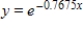 <strong>Find the exponential model that fits the points shown in the graph. </strong> A) B) C) D) E)