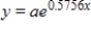 <strong>Find the exponential model that fits the points shown in the graph. </strong> A) B) C) D) E)