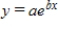 <strong>Find the exponential model that fits the points shown in the table. </strong> A) B) C) D) E)