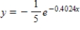 <strong>Find the exponential model that fits the points shown in the table. </strong> A) B) C) D) E)