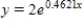 <strong>Find the exponential model that fits the points shown in the table. </strong> A) B) C) D) E)