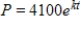<strong>The population P of a bacteria culture is modeled by ,where t is the time in hours.If the population of the culture was 5800 after 40 hours,how long does it take for the population to double? Round to the nearest tenth of an hour.</strong> A)54.8 hours B)8.9 hours C)79.9 hours D)81.7 hours E)56.6 hours