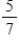 <strong>Use the One-to-One Property to solve the following equation for x. </strong> A) B) C) D) E)2