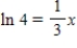 <strong>Write the exponential equation in logarithmic form. </strong> A) B) C) D) E)