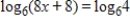 <strong>Use the One-to-One Property to solve the equation for x. </strong> A) B)-2 C) D) E)