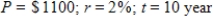 <strong>Complete the table to determine the balance A for P dollars invested at rate r for t years and compounded n times per year. </strong> A) B) C) D) E)