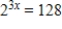 <strong>Use the One-to-One Property to solve the following equation for x. </strong> A) B) C) D)2 E)