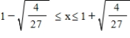 <strong>Use a graphing utility to graph the equation.Use the graph to approximate the values of x that satisfy the inequality. Equation: Inequality: </strong> A) B) C) D) E)